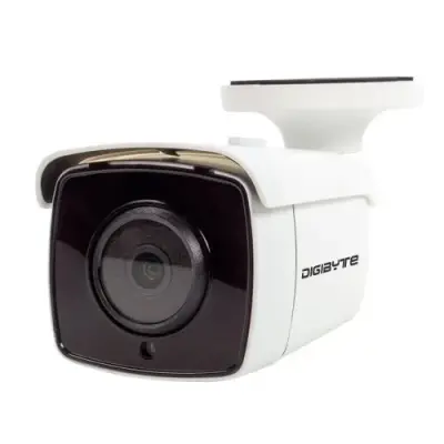 Digibyte 5MP IP 4Array Smart IR (Starlight + Nightvision) Metal Bullet 2-Way Communication Camera with Externel Loud Speaker