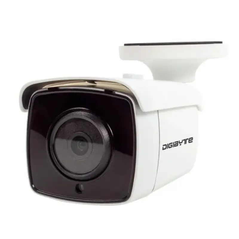 Digibyte 5MP IP 4Array Smart IR (Starlight + Nightvision) Metal Bullet 2-Way Communication Camera with Externel Loud Speaker