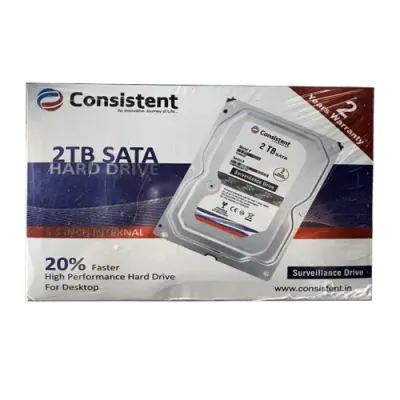 Consistent 2TB Desktop Hard Drive