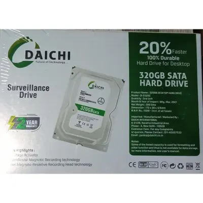 DAICHI 320GB HARD DRIVE