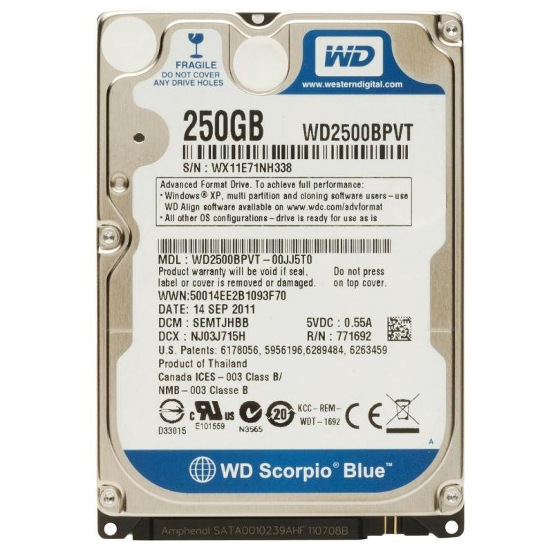 WD 250GB DESKTOP HARD DRIVE