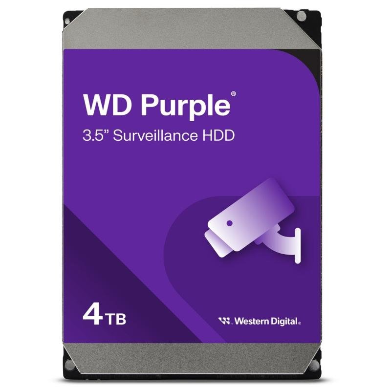 Western Digital Purple 4TB Surveillance Hard Drive With 1 Year Warranty