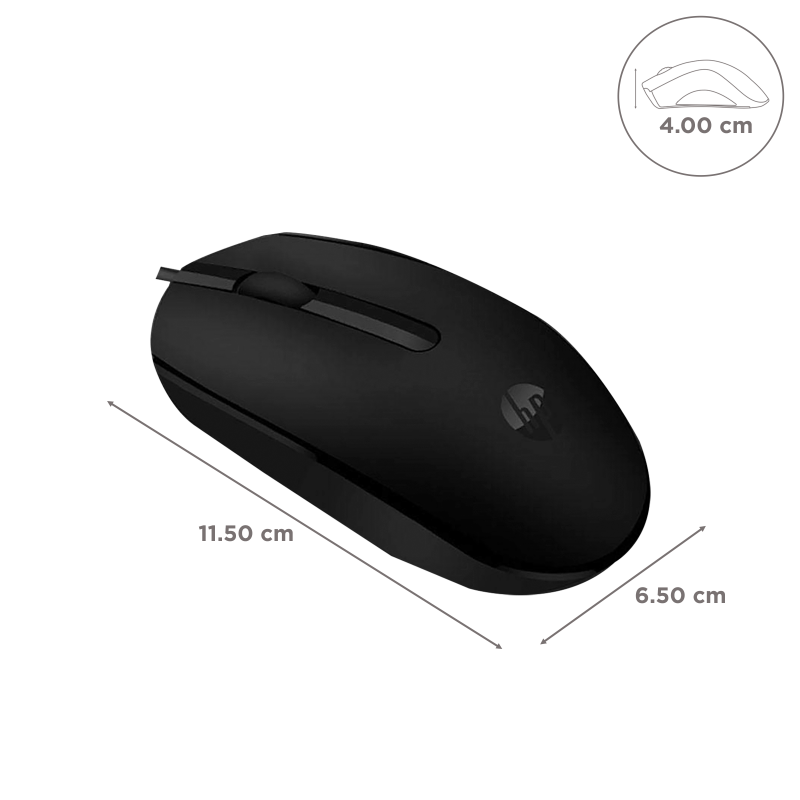 HP M10 Wired USB Mouse